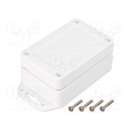 1 pcs x KRADEX - ZP90.60.40SUB TM ASA - Enclosure: multipurpose, X: 90mm, Y: 60mm, Z: 40mm, ZP, ASA, white