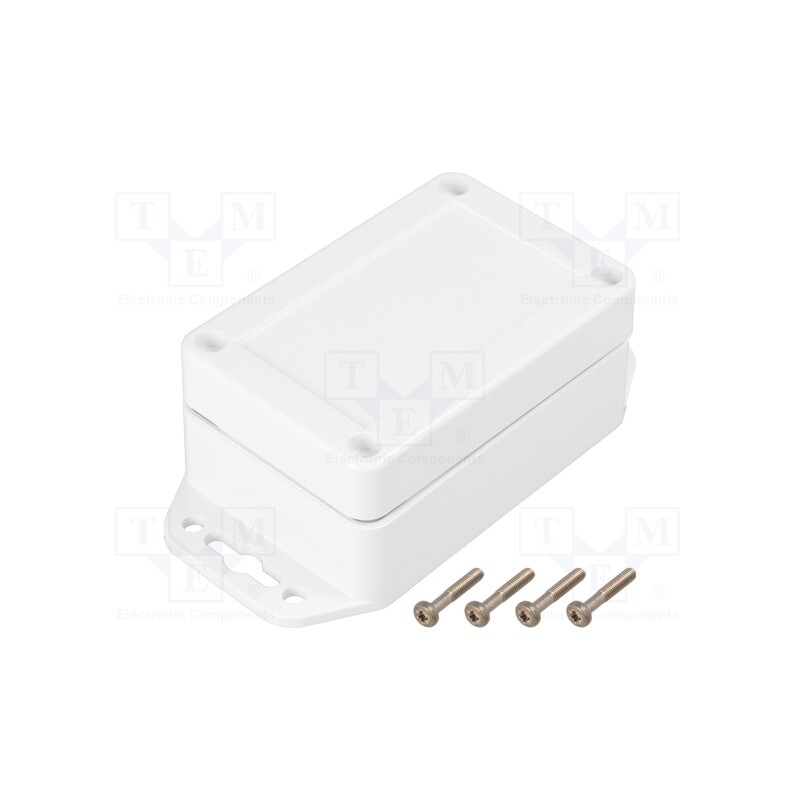 1 pcs x KRADEX - ZP90.60.40SUB TM ASA - Enclosure: multipurpose, X: 90mm, Y: 60mm, Z: 40mm, ZP, ASA, white