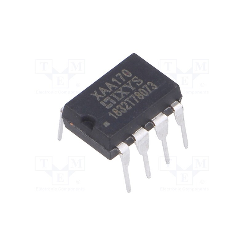 1 pcs x IXYS - XAA170 - Relay: solid state, SPST-NO x2, Icntrl max: 50mA, 100mA, 50Ω, THT