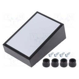 1 pcs x TEKO - 101.9 - Enclosure: desktop, PULT-10, X: 56mm, Y: 85mm, Z: 36mm, ABS, black