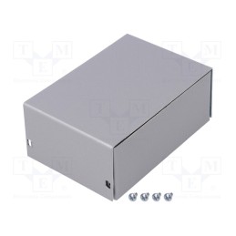 1 pcs x TEKO - 3/B.1 - Enclosure: multipurpose, X: 72mm, Y: 103mm, Z: 43mm, AL BOX, grey