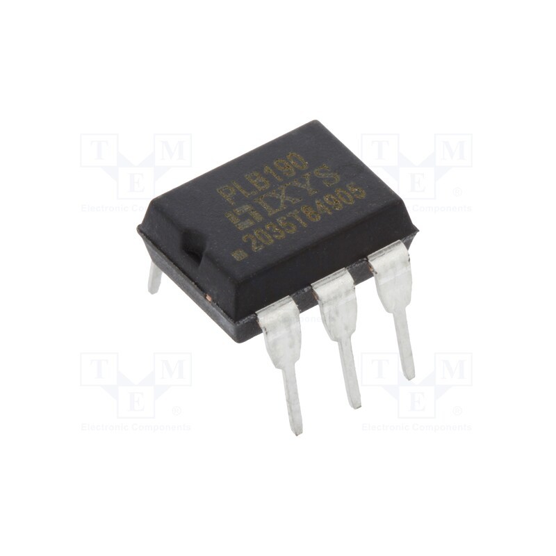 1 pcs x IXYS - PLB190 - Relay: solid state, SPST-NC, Icntrl max: 50mA, 130mA, max.400VAC