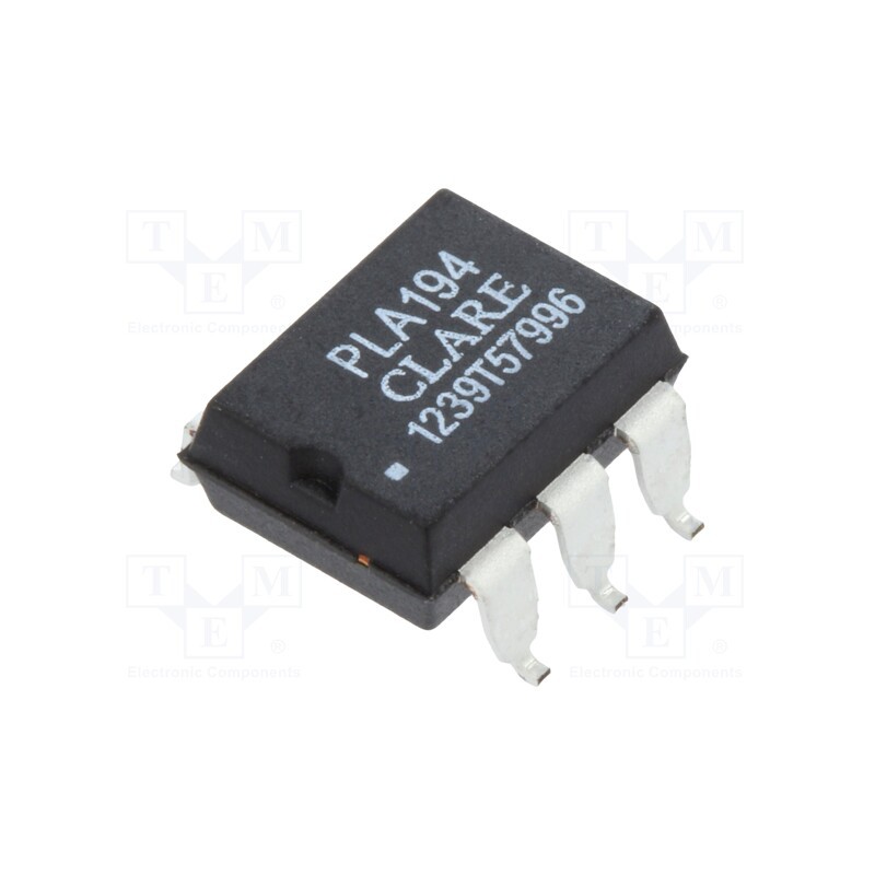1 pcs x IXYS - PLA194S - Relay: solid state, SPST-NO, Icntrl max: 50mA, 130mA, max.600VAC