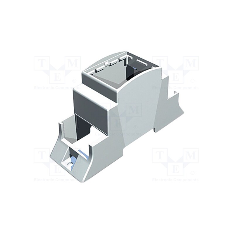 1 pcs x ITALTRONIC - 15.0201000.BL - Enclosure: for DIN rail mounting, Y: 110mm, X: 36.3mm, Z: 62mm, grey