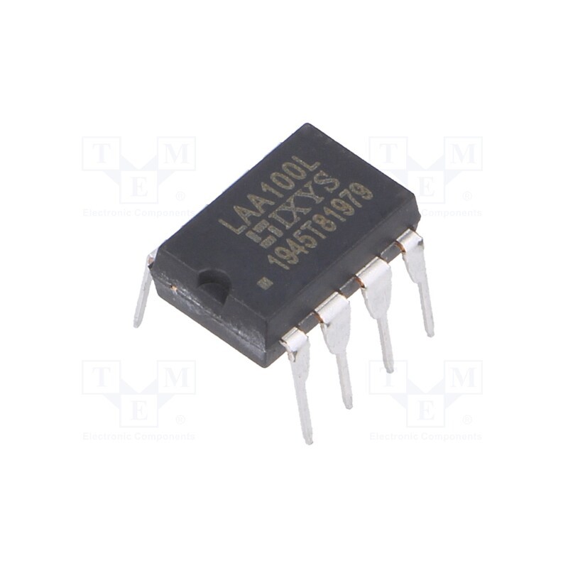1 pcs x IXYS - LAA100L - Relay: solid state, SPST-NO x2, Icntrl max: 50mA, 120mA, 25Ω, THT