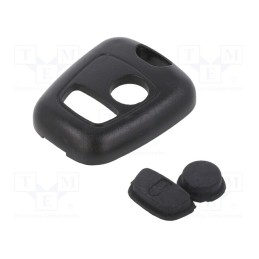 1 pcs x MINITOOLS - SEPKEY03B - Front panel for remote controller, MINITOOLS, Body col: black