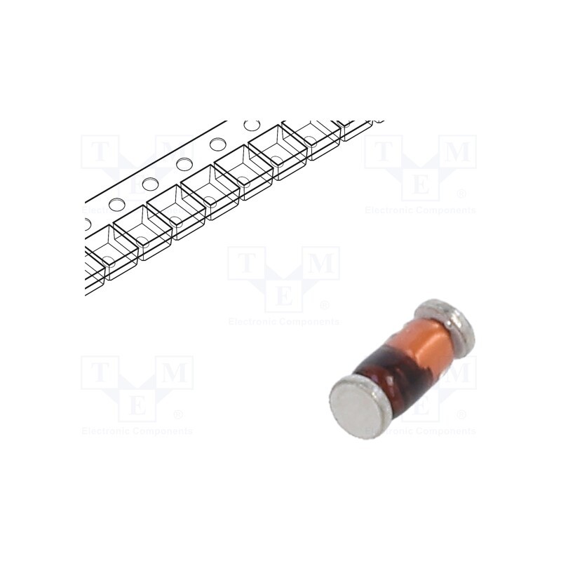25 pcs x DC COMPONENTS - DL4151 - Diode: switching, SMD, 75V, 0.15A, 2ns, MiniMELF, Ufmax: 1V