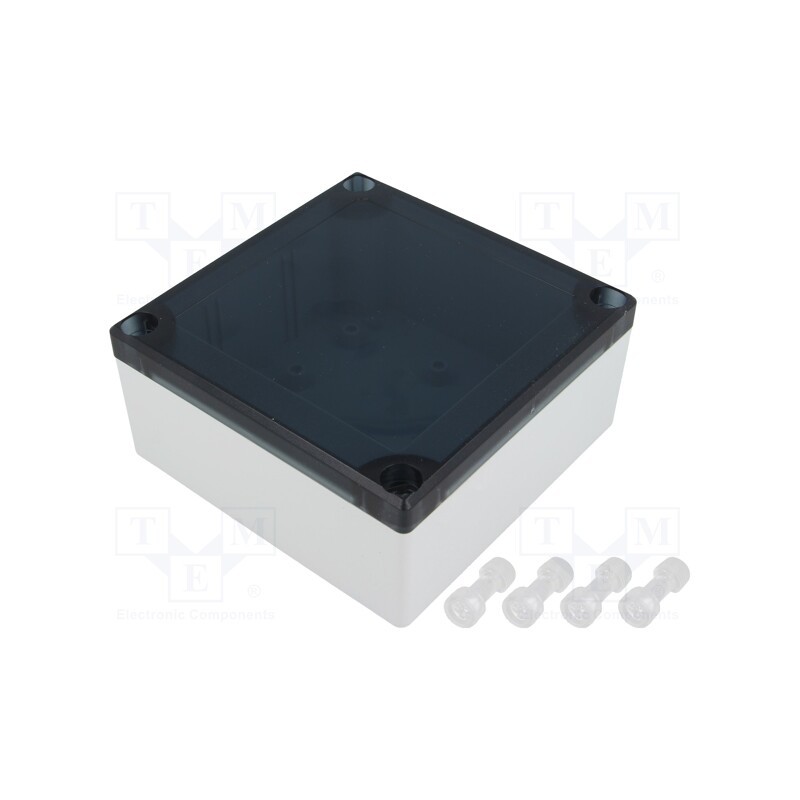 1 pcs x MASZCZYK - KM-500AGTRSPC - Enclosure: multipurpose, X: 104mm, Y: 113mm, Z: 53mm, ABS, grey, IP55