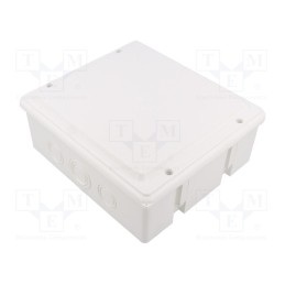 1 pcs x JONEX - PK-8 WHITE - Enclosure: junction box, X: 170mm, Y: 190mm, Z: 80mm, wall mount