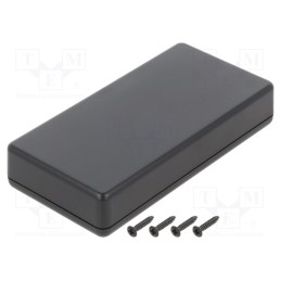 1 pcs x TAKACHI - TW7-3-13B - Enclosure: multipurpose, X: 65mm, Y: 130mm, Z: 25.6mm, TW, ABS, black