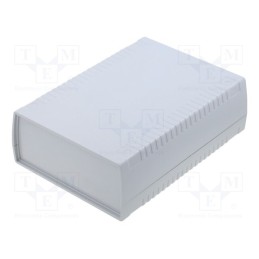 1 pcs x KRADEX - Z112J - Enclosure: with panel, X: 136mm, Y: 185mm, Z: 60mm, ABS, grey, IP54