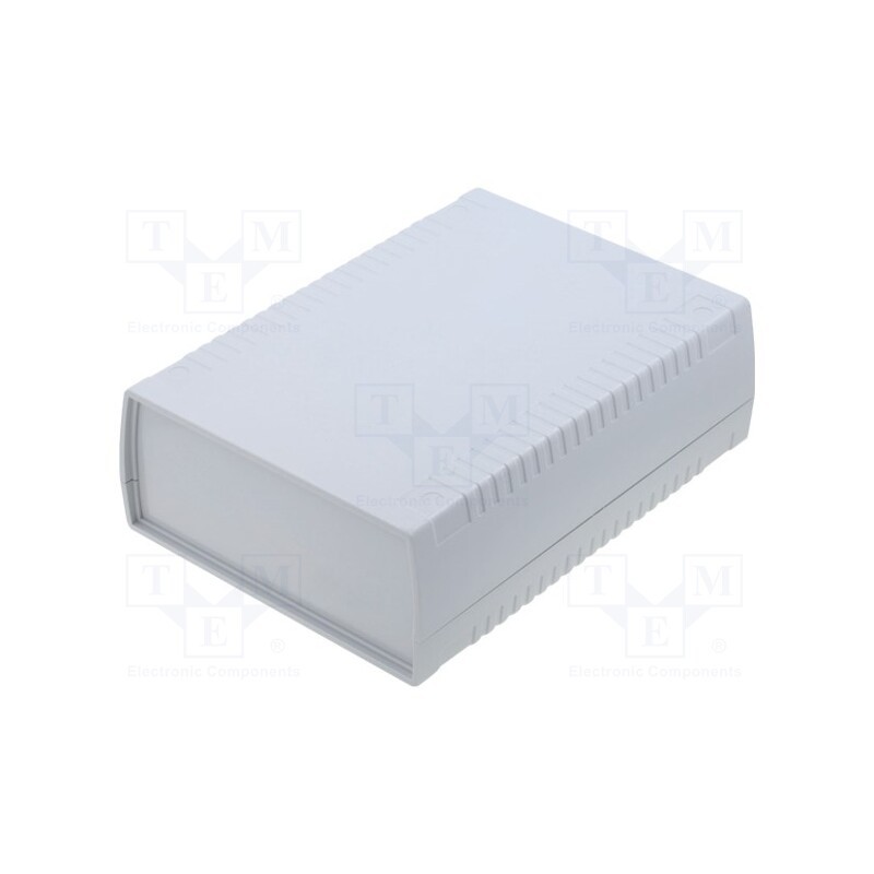1 pcs x KRADEX - Z112J - Enclosure: with panel, X: 136mm, Y: 185mm, Z: 60mm, ABS, grey, IP54