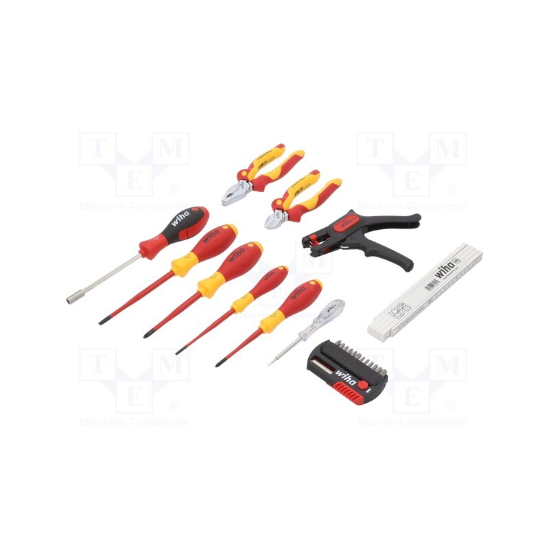 1 set x WIHA - 41241 - Kit: pliers, insulation screwdrivers, 1kVAC