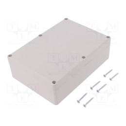 1 pcs x KRADEX - Z74J ABS - Enclosure: multipurpose, X: 126mm, Y: 176mm, Z: 57mm, ABS, grey