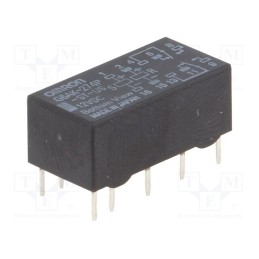 1 pcs x OMRON OCB - G6AK-274P-ST-US 12VDC - Relay: electromagnetic, DPDT, Ucoil: 12VDC, Icontacts max: 2A, PCB
