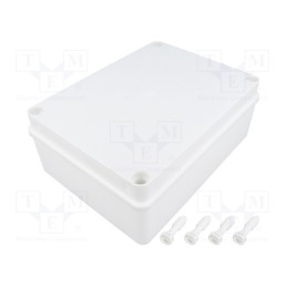 1 pcs x PAWBOL - S-BOX 416B - Enclosure: multipurpose, X: 140mm, Y: 190mm, Z: 70mm, white, IP65