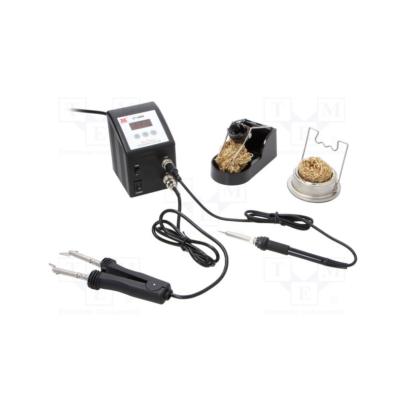 1 pcs x XYTRONIC - LF1680 - Soldering/desoldering station, 80W, 200÷480°C, 230VAC, ESD