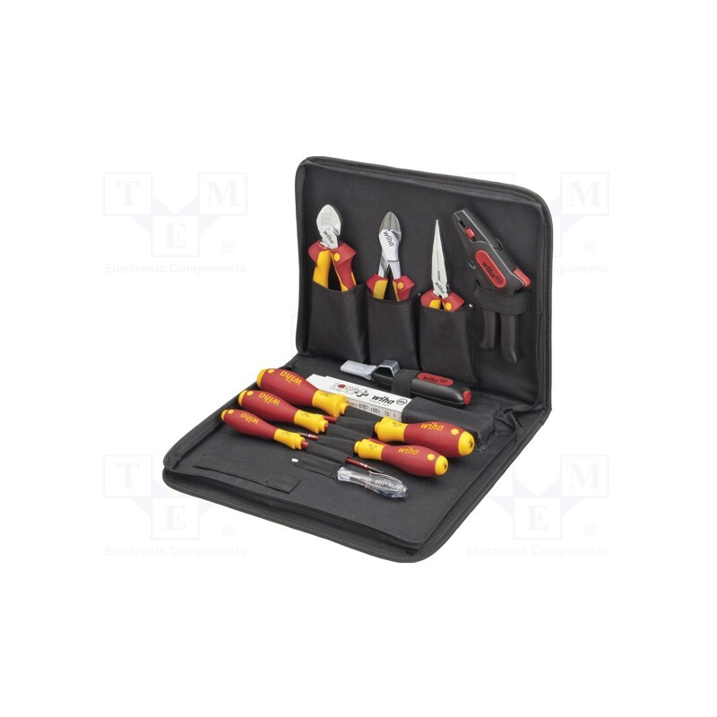 1 set x WIHA - 36389 - Kit: general purpose, for electricians, Kind: insulated, 13pcs.