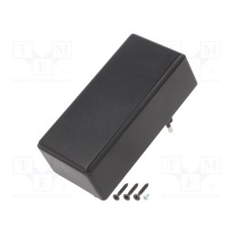 1 pcs x SUPERTRONIC - PP055N-S - Enclosure: for power supplies, X: 120mm, Y: 56mm, Z: 42mm, ABS, black