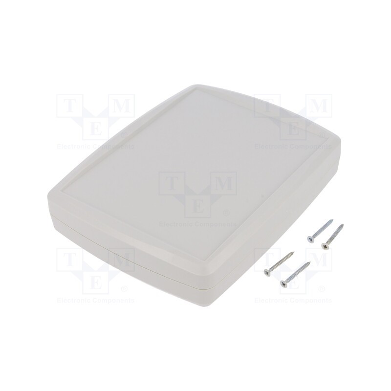 1 pcs x KRADEX - Z124J - Enclosure: multipurpose, X: 144mm, Y: 184mm, Z: 38mm, ABS, light grey
