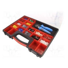 1 set x BM GROUP - BM00417 - Kit: designed for terminal crimping, 0.75÷16mm2, box