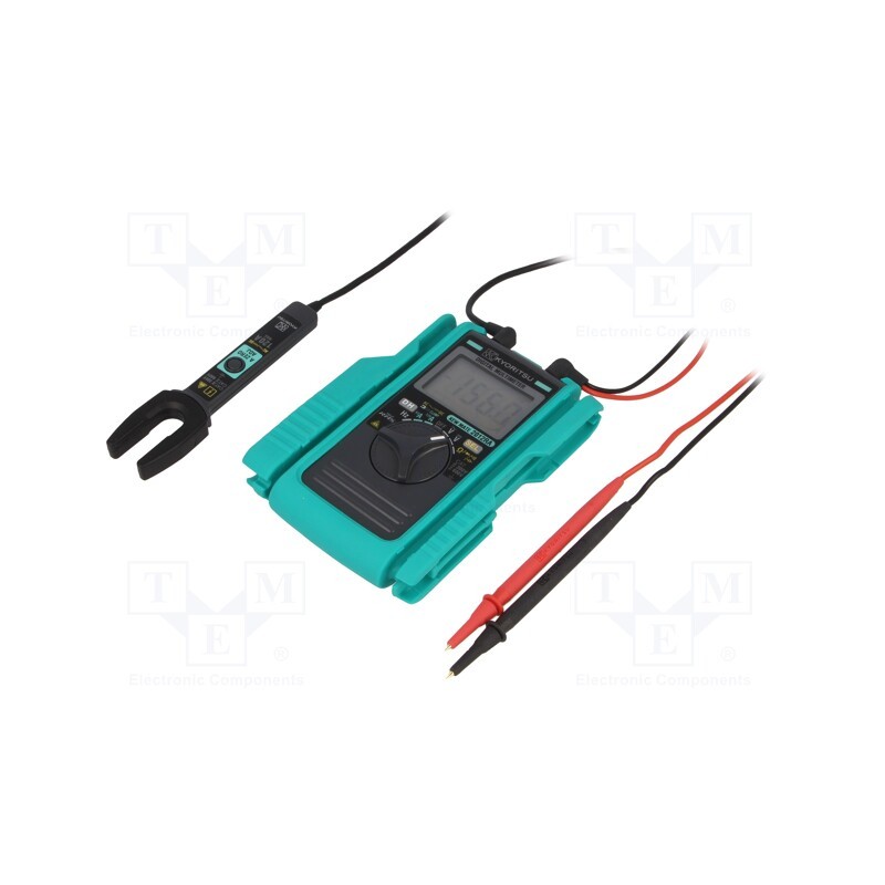 1 pcs x KYORITSU - KEW2012RA - Digital multimeter, LCD, VDC: 600mV,6V,60V,600V, VAC: 6V,60V,600V