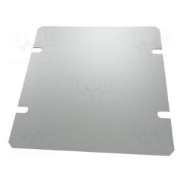 1 pcs x HAMMOND - 1431-6 - Mounting plate, steel, HM-1441-6,HM-1441-6BK3, Series: 1441, grey