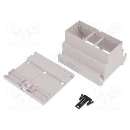 1 pcs x ITALTRONIC - 5.060268 - Enclosure: for DIN rail mounting, Y: 90mm, X: 106mm, Z: 68mm, PPO