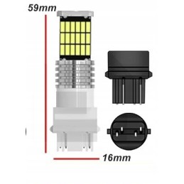 45 LED SMD P27 7W T25 bulb, white