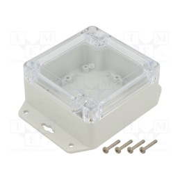 1 pcs x KRADEX - ZP90.90.45UJPH TM ABS-PC - Enclosure: multipurpose, X: 90mm, Y: 90mm, Z: 45mm, ZP, ABS, gasket