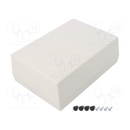 1 pcs x GAINTA - G1213G - Enclosure: multipurpose, X: 123mm, Y: 174mm, Z: 63mm, ABS, light grey