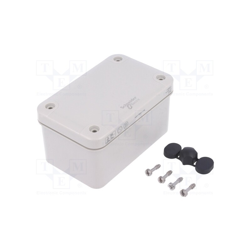 1 pcs x SCHNEIDER ELECTRIC - NSYTBS1176 - Enclosure: multipurpose, X: 74mm, Y: 116mm, Z: 62mm, Thalassa TBS