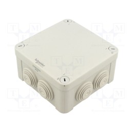 1 pcs x SCHNEIDER ELECTRIC - ENN05005 - Enclosure: junction box, X: 125mm, Y: 125mm, Z: 61mm, wall mount