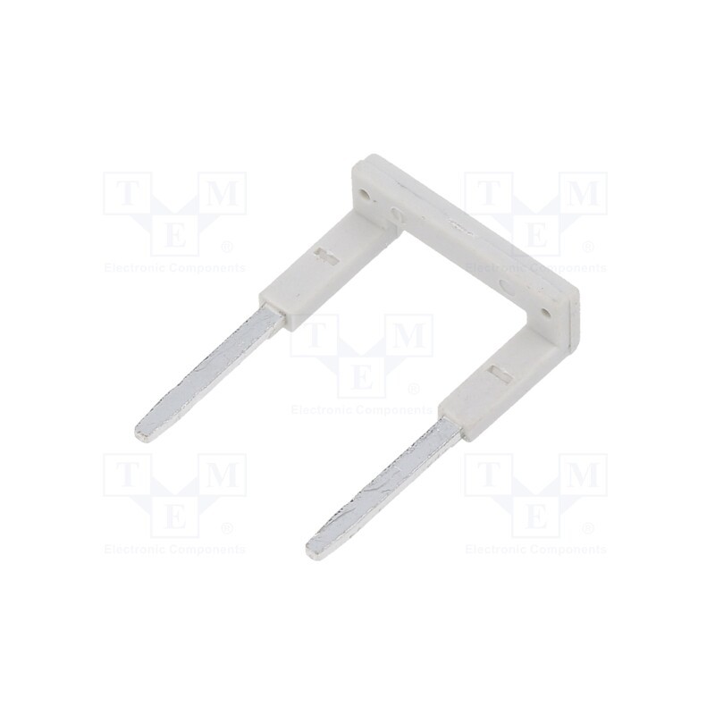 1 pcs x RELPOL - ZGZP80-2 GY - Connection bridge, 10A, 250VAC, Electr.connect: Push-in, grey