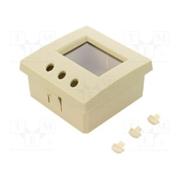 1 pcs x COMBIPLAST - CP-7277A - Enclosure: panel, X: 72mm, Y: 72mm, Z: 36mm, ABS