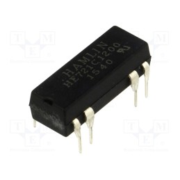 1 pcs x LITTELFUSE - HE721C1200 - Relay: reed switch, SPDT, Ucoil: 12VDC, max.175VDC, Rcoil: 500Ω
