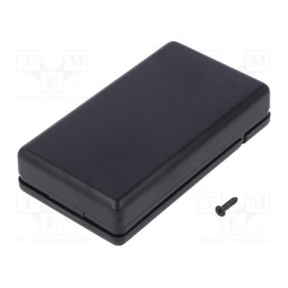1 pcs x TEKO - 10009-B.9 - Enclosure: multipurpose, X: 60mm, Y: 107mm, Z: 24mm, RC, ABS, black