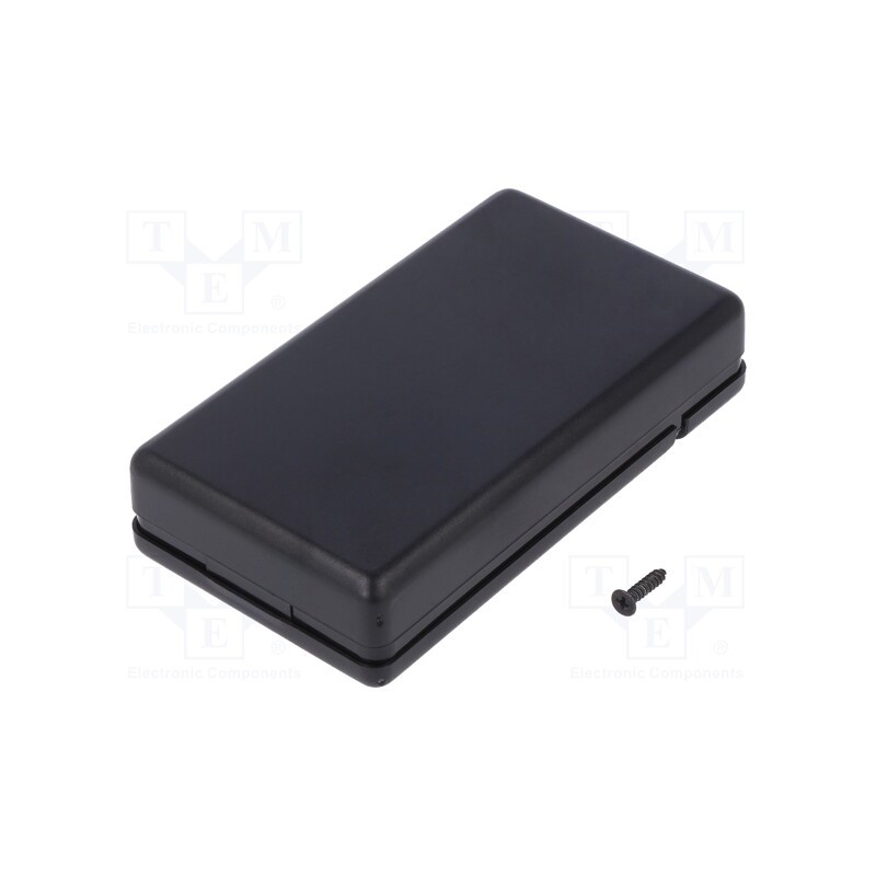 1 pcs x TEKO - 10009-B.9 - Enclosure: multipurpose, X: 60mm, Y: 107mm, Z: 24mm, RC, ABS, black