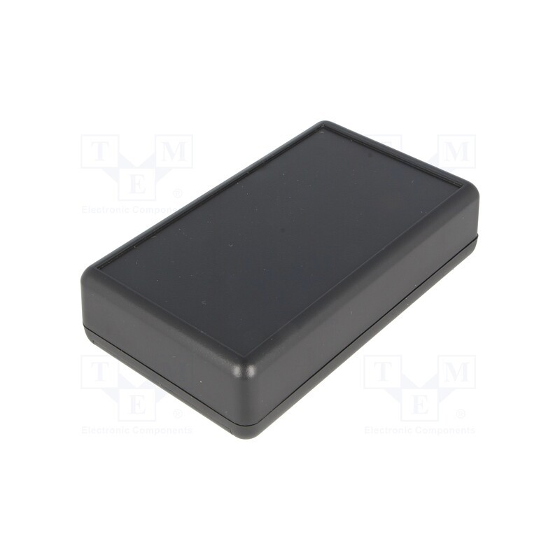 1 pcs x HAMMOND - 1593QBK - Enclosure: with panel, X: 66mm, Y: 140mm, Z: 28mm, 1593, ABS, black