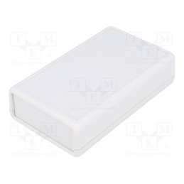 1 pcs x HAMMOND - 1593QGY - Enclosure: with panel, with flap on baterries, 1593, X: 66mm, ABS