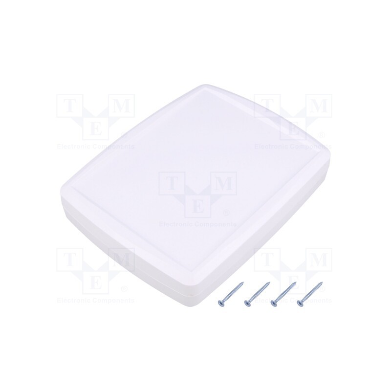 1 pcs x KRADEX - Z124BH - Enclosure: multipurpose, X: 144mm, Y: 184mm, Z: 38mm, ABS, white, IP65