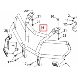 Front bumper outlander brp 705002812