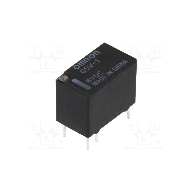 1 pcs x OMRON OCB - G5V-1 6VDC - Relay: electromagnetic, SPDT, Ucoil: 6VDC, Icontacts max: 1A, PCB