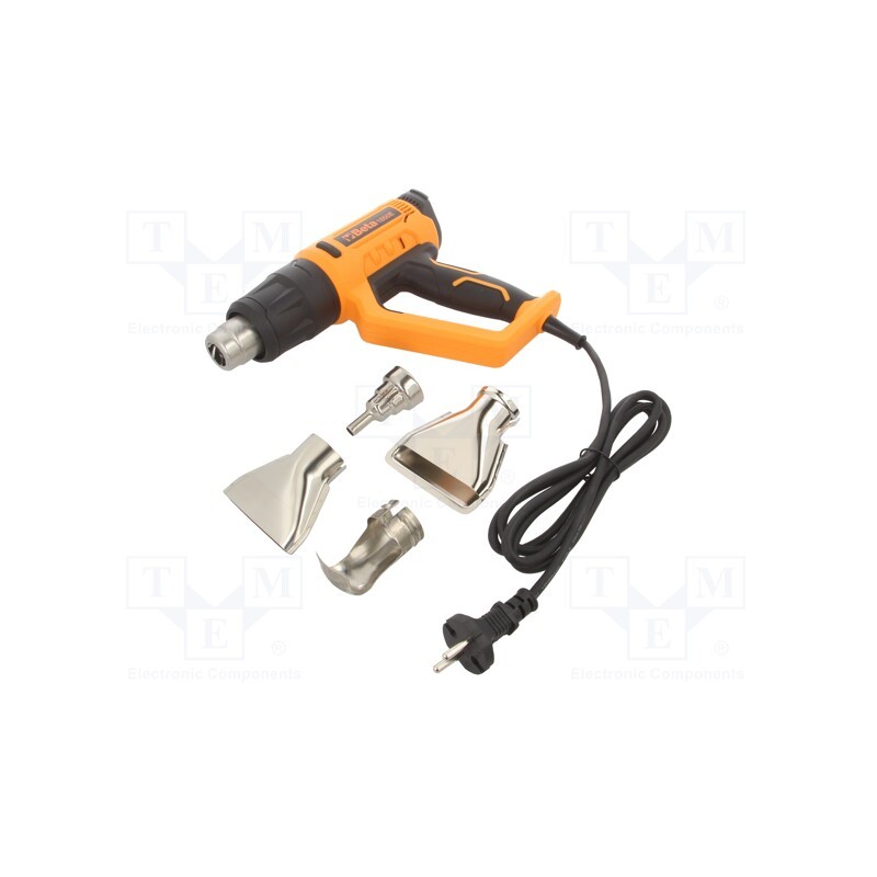 1 pcs x BETA - 18500020 - Electric hot shrink gun, 2kW, 400÷500l/min, Plug: EU, 230VAC