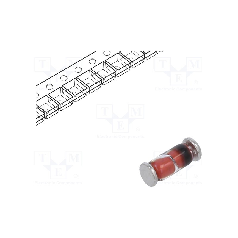 30 pcs x TAIWAN SEMICONDUCTOR - LL4448 L0G - Diode: switching, SMD, 75V, 0.15A, 4ns, MiniMELF glass, Ufmax: 1V