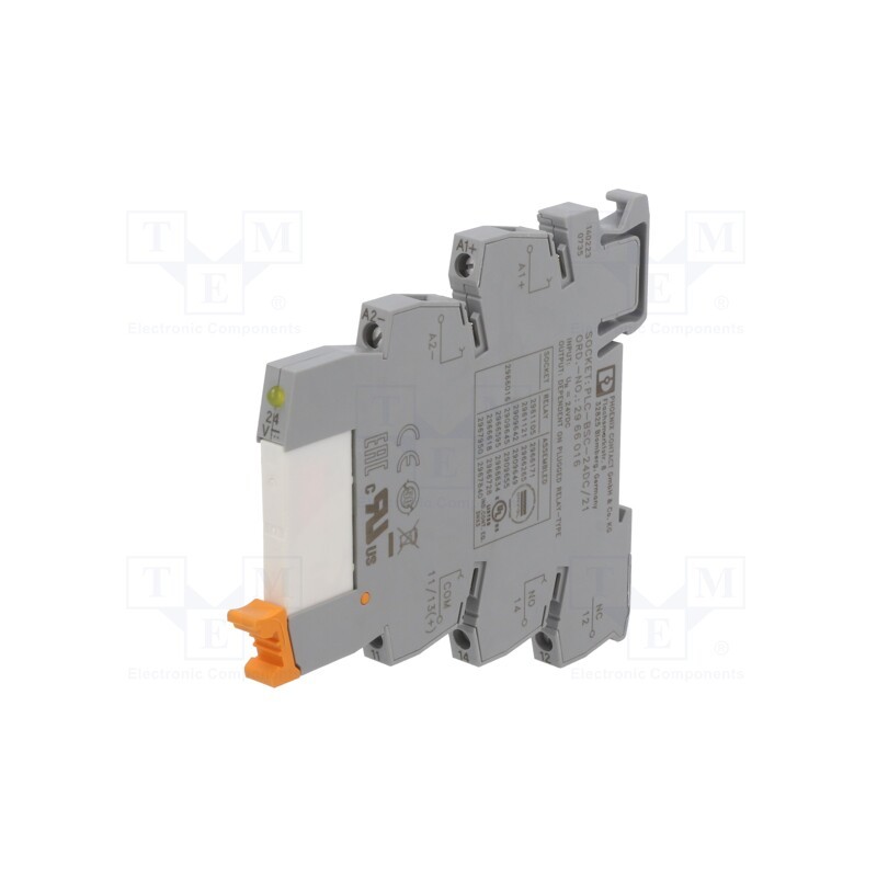 1 pcs x PHOENIX CONTACT - 2966171 - Relay: interface, for DIN rail mounting