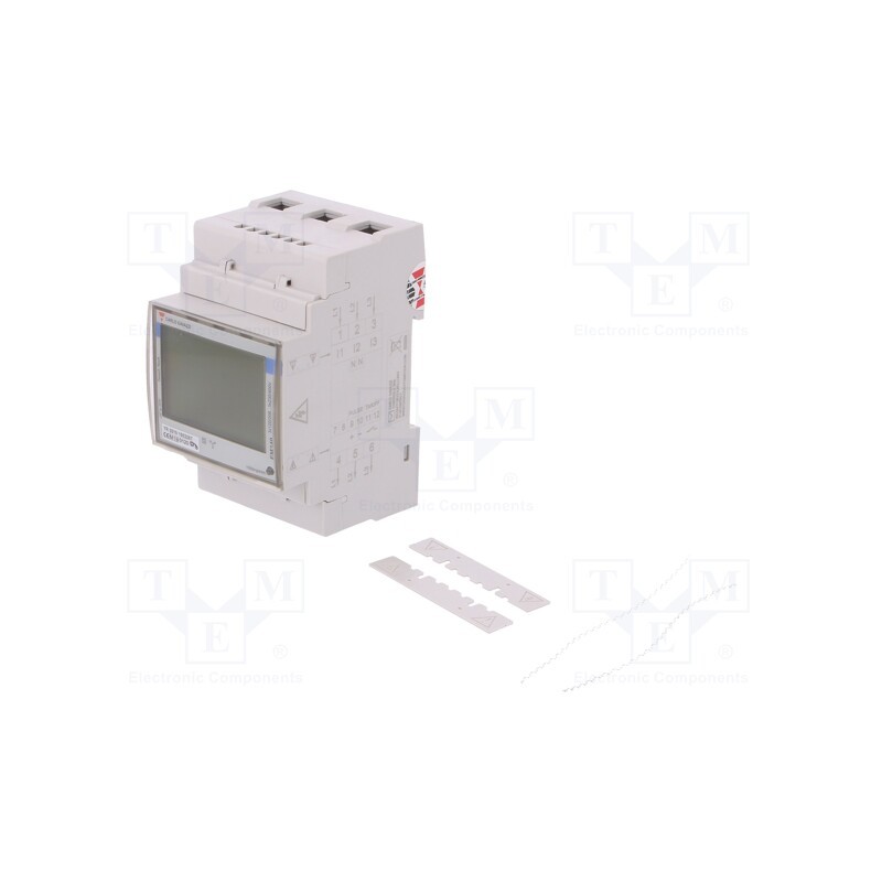 1 pcs x CARLO GAVAZZI - EM340DINAV23XO1PFB - Counter, digital,mounting, for DIN rail mounting, three-phase