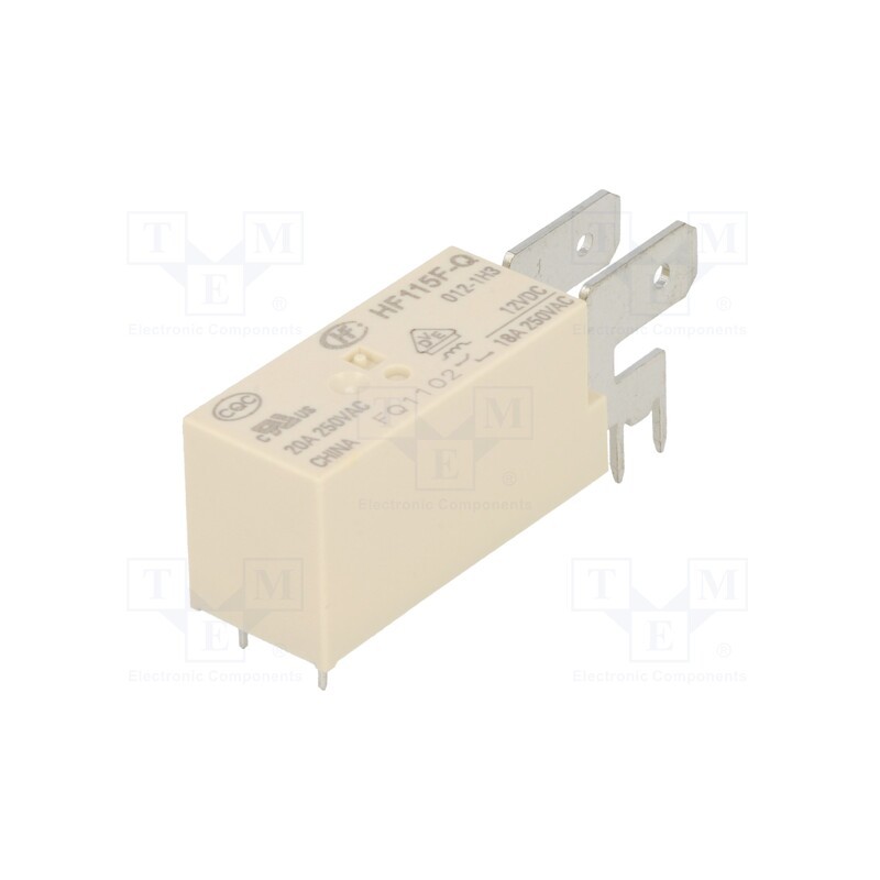 1 pcs x HONGFA RELAY - HF115F-Q/012-1H3 - Relay: electromagnetic, SPST-NO, Ucoil: 12VDC, 20A, 20A/250VAC