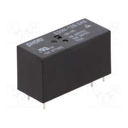 1 pcs x SHORI ELECTRIC - S20M-12B-2AS - Relay: electromagnetic, DPST-NO, Ucoil: 12VDC, Icontacts max: 10A
