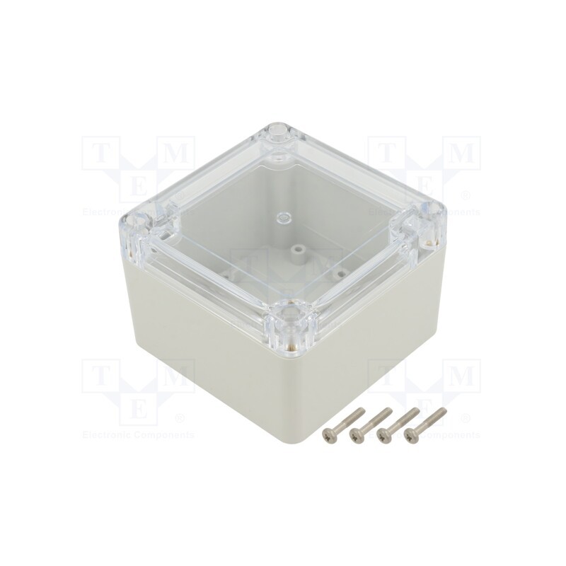 1 pcs x KRADEX - ZP90.90.60JPH TM ABS-PC - Enclosure: multipurpose, X: 90mm, Y: 90mm, Z: 60mm, ZP, ABS, gasket